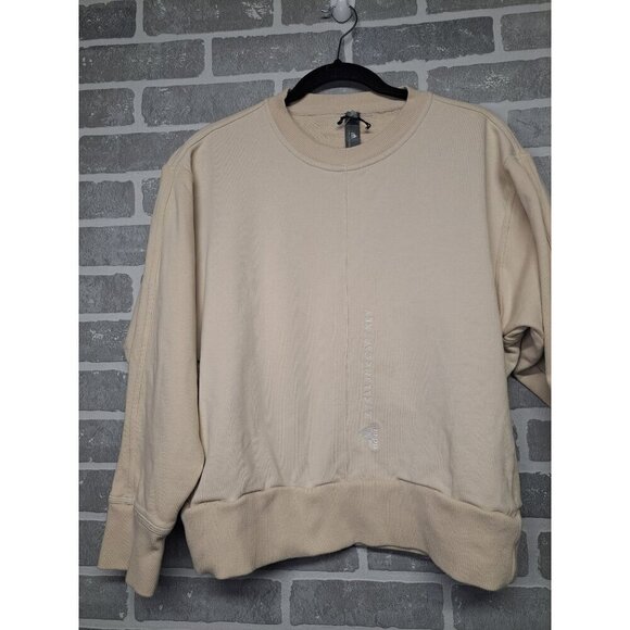 Stella McCartney BY Adidas Pullover Crewneck‎ Sweatshirt Cream  Size 2XS - Picture 2 of 12